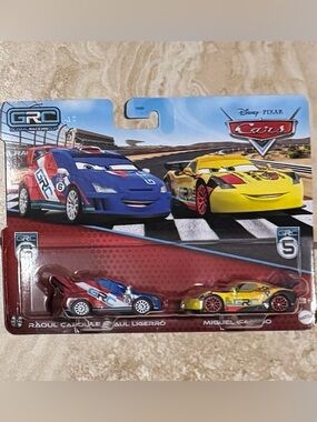 Die-Cast Race Car 2-Pack - Blue & Yellow